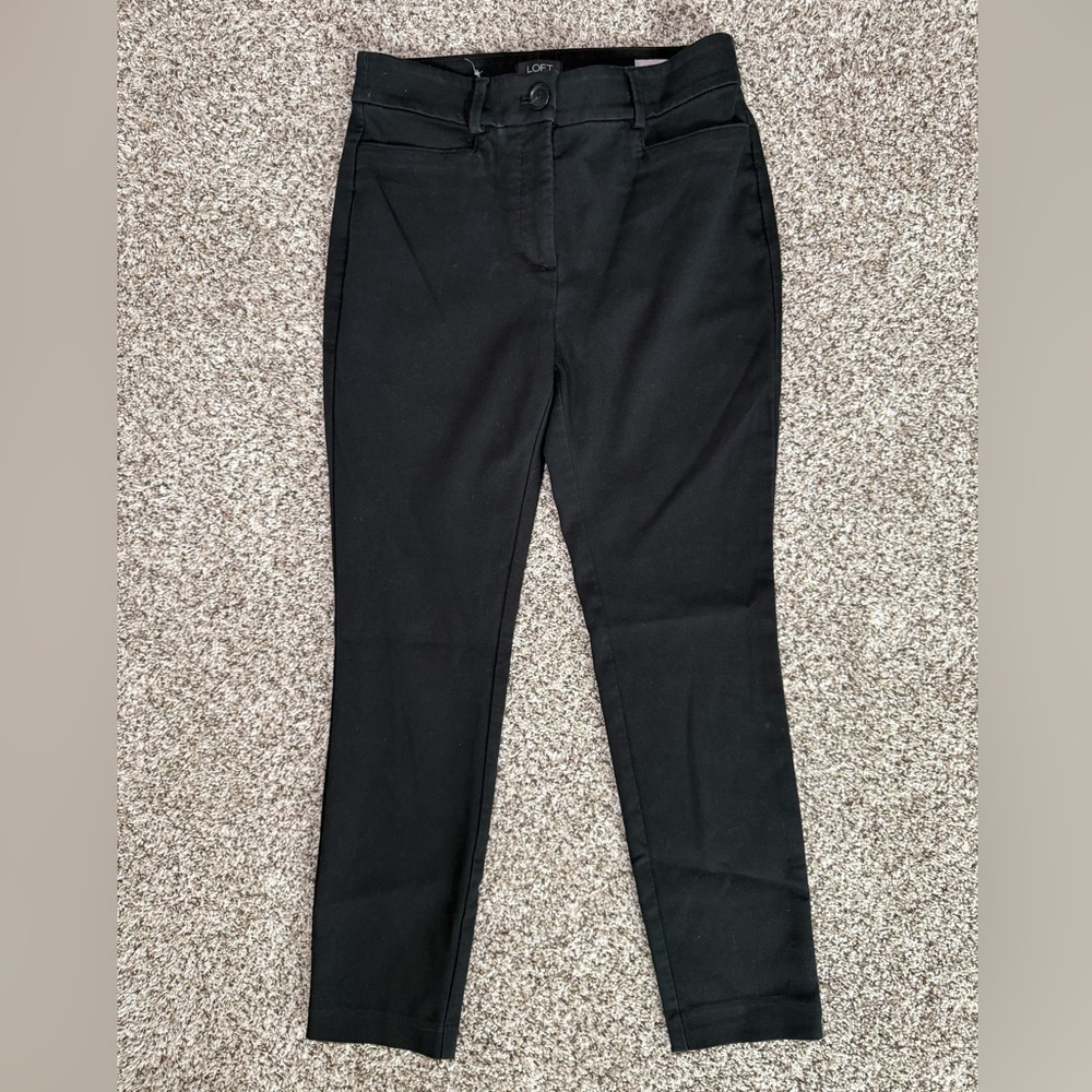 LOFT Charcoal Trousers